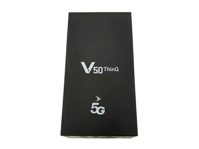 Alt view image 8 of 14 - LG V50 ThinQ 5G 128GB LM-V450PM GSM Unlocked 6.4 in P-OLED Display 4G LTE 6GB RAM Triple 12 MP + 12 MP + 16 MP Camera Smartphone - Aurora Black