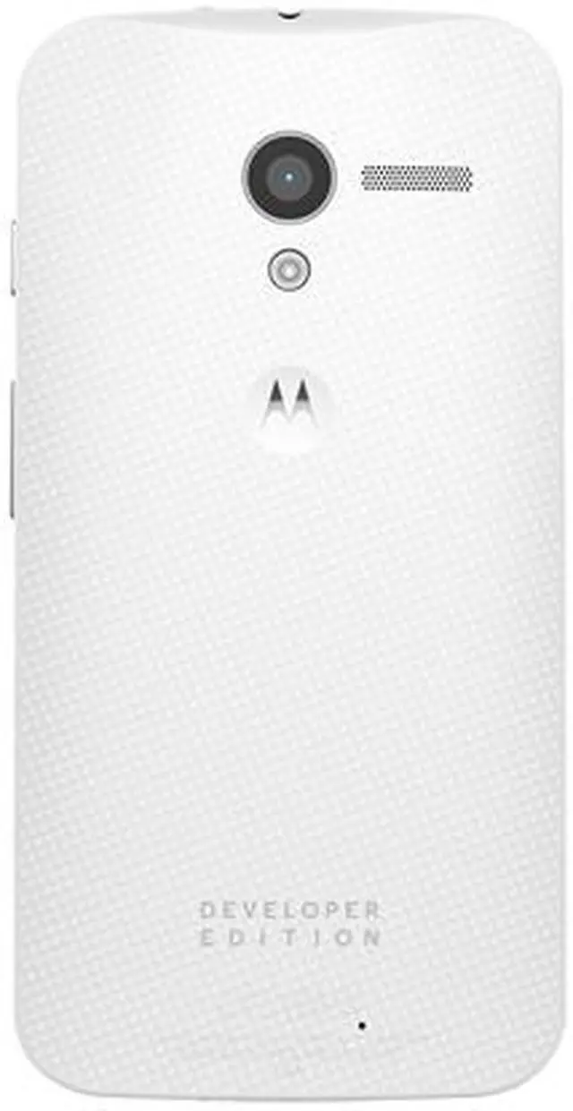 Alt view image 3 of 4 - Motorola Moto X XT1053 Developer Edition Unlocked GSM Android Smartphone - Black (Front) / Woven White (Back)