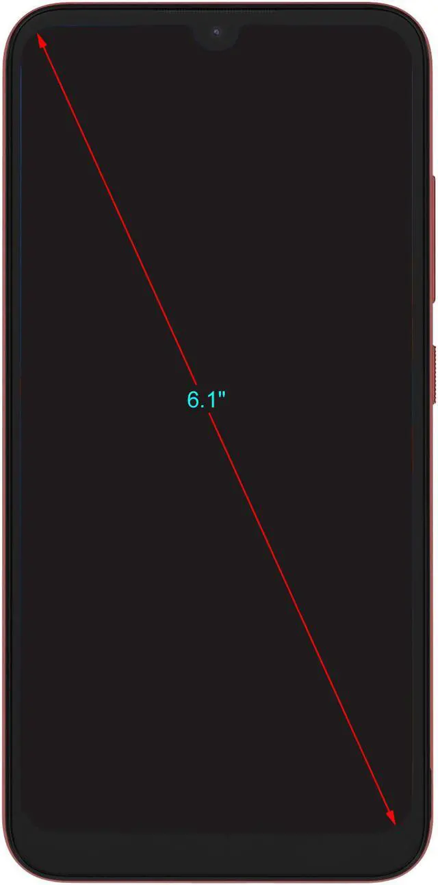 Alt view image 2 of 8 - Motorola Moto E6 Plus XT2025-1 32GB Unlocked GSM Dual SIM Phone w/ 13MP Camera - Bright Cherry