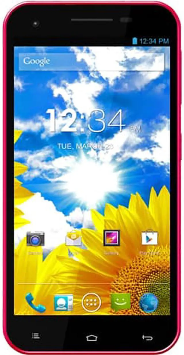 Main image of BLU Studio 5.5 D610A JB 4.2 Android GSM 3G US Pink Unlocked Quad Core Phone