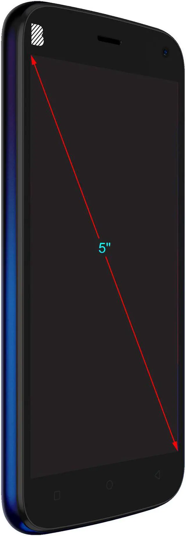 Alt view image 2 of 8 - BLU C5 2019 C110L 16GB GSM Unlocked Phone