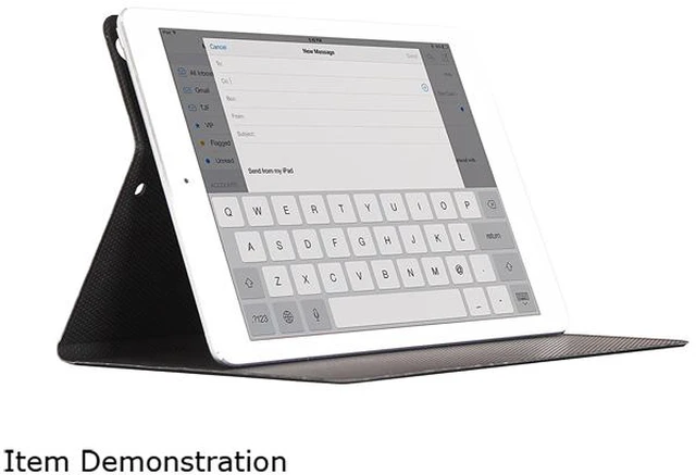 Alt view image 4 of 6 - The Joy Factory Folio360 Slim, Syntetic Folio Case/Stand with 360 Degree Rotation & Wake/Sleep Cover for iPad Air, CFA204