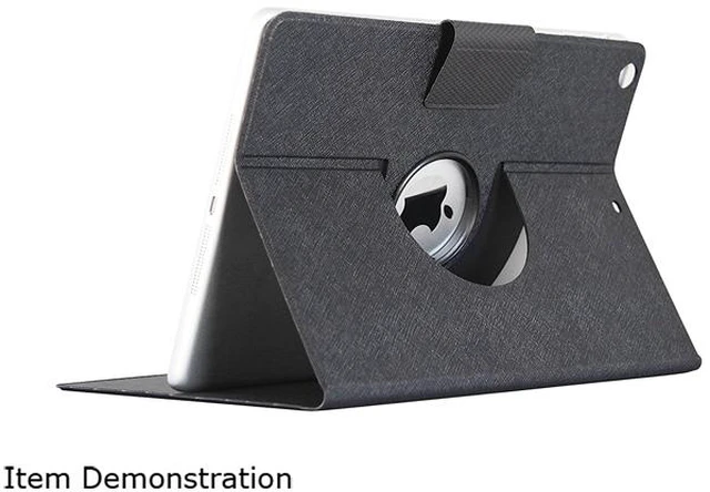 Alt view image 3 of 6 - The Joy Factory Folio360 Slim, Syntetic Folio Case/Stand with 360 Degree Rotation & Wake/Sleep Cover for iPad Air, CFA204