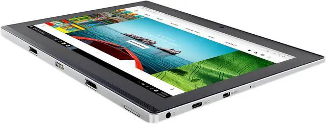 Alt view image 7 of 12 - Lenovo Miix 320 80XF00AVUS Intel Atom x5-Z8350 (1.44 GHz) 4 GB Memory 128 GB SSD 10.1" Touchscreen 1920 x 1200 Detachable 2-in-1 Laptop Windows 10 Pro 64-Bit