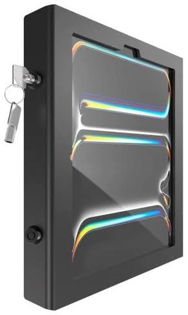 Alt view image 5 of 5 - Compulocks iPad Pro M4 & M5 13" (2024) - Apex Enclosure Mast Stand - Black - 333B13PAPX4B