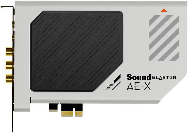 Main image of Creative Labs Sound Blaster AE-X PCIe Sound Card, Hi-res 32-bit/384 kHz DSD256 Audio, ESS DAC, Built-in Headphone Amplifier, ASIO 2.3, for Desktop PC Gaming and Hi-Fi Playback