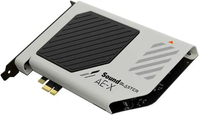 Alt view image 8 of 10 - Creative Labs Sound Blaster AE-X PCIe Sound Card, Hi-res 32-bit/384 kHz DSD256 Audio, ESS DAC, Built-in Headphone Amplifier, ASIO 2.3, for Desktop PC Gaming and Hi-Fi Playback