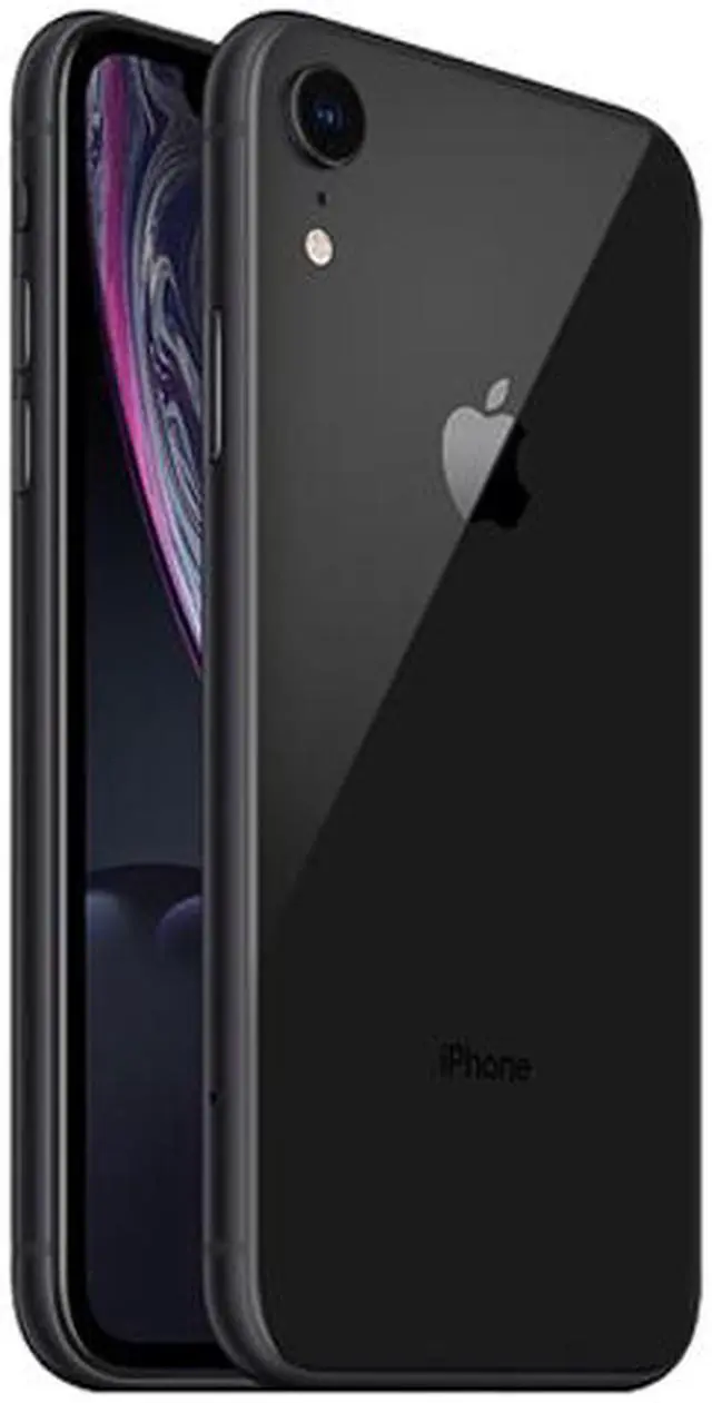 Refurbished: Apple iPhone XR 64GB Black LTE Cellular AT&T MT3K2LL