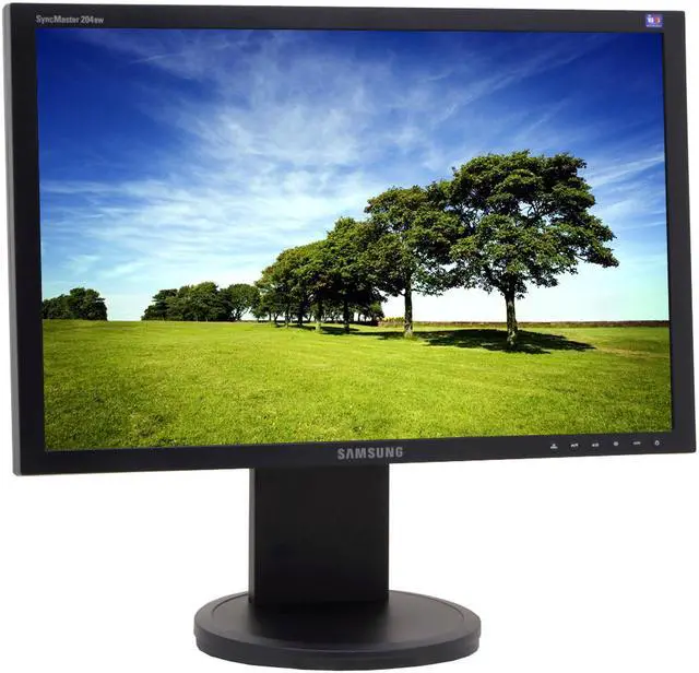 Alt view image 3 of 9 - SAMSUNG 20" a-si TFT/TN WSXGA LCD Monitor with Height Adjustments 6 ms D-Sub, DVI-D 204BW