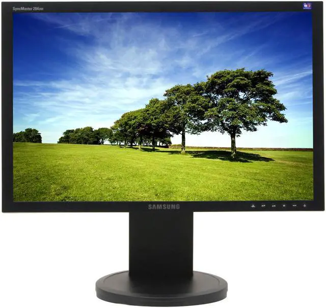 Alt view image 2 of 9 - SAMSUNG 20" a-si TFT/TN WSXGA LCD Monitor with Height Adjustments 6 ms D-Sub, DVI-D 204BW