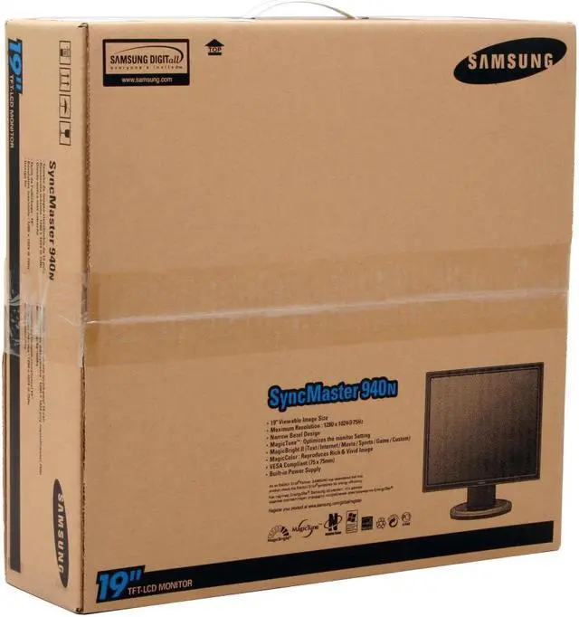 Alt view image 10 of 10 - SAMSUNG 19" a-si TFT/LCD SXGA LCD Monitor w/Height & Pivot Adjustments 5 ms D-Sub 940N