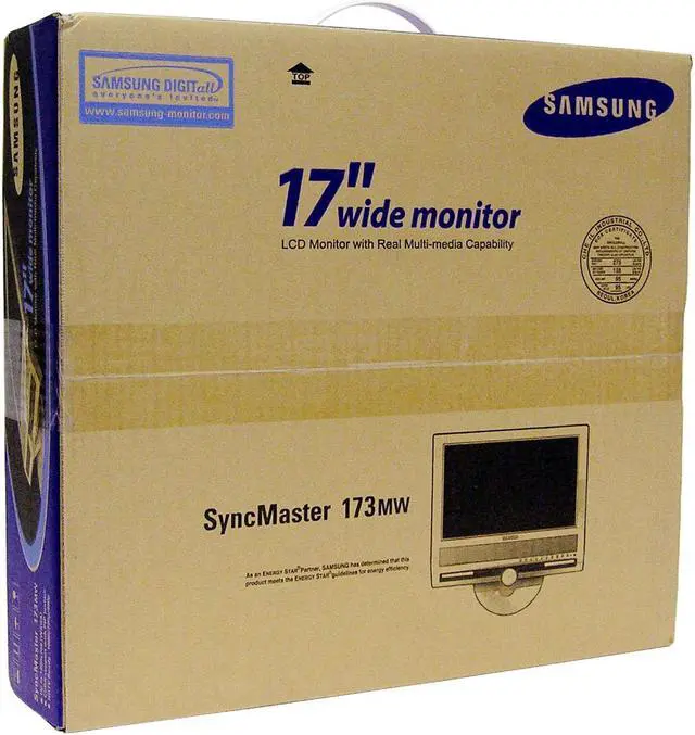 Alt view image 10 of 10 - SAMSUNG 17" a-si TFT/TN LCD LCD TV Monitor 25 ms 173MW