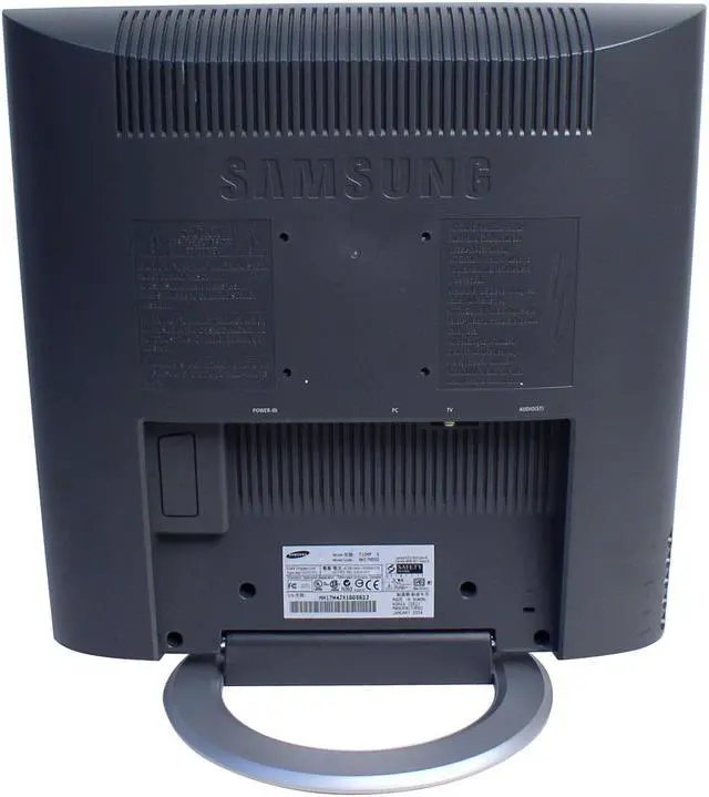 Alt view image 6 of 10 - SAMSUNG 710MP-SV Silver 17" 8ms   LCD Monitor w/ TV Tuner 300 cd/m2 700:1