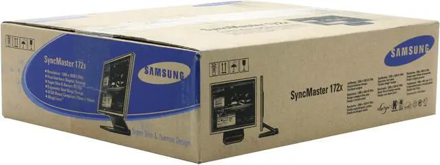 Alt view image 10 of 10 - SAMSUNG 172X Silver 17" 12ms DVI LCD Monitor 270 cd/m2 500:1
