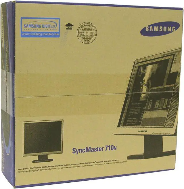 Alt view image 9 of 9 - SAMSUNG SyncMaster 710N-Ivory Ivory 17" 12ms LCD Monitor 300 cd/m2 600:1