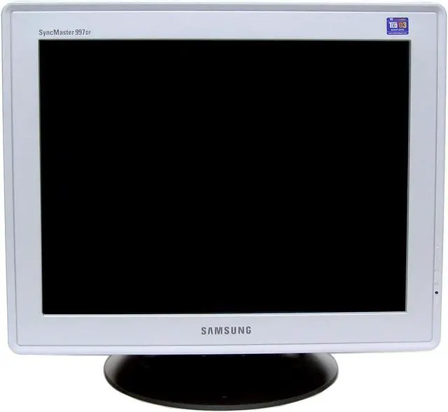 Alt view image 4 of 7 - SAMSUNG 997DF-T/T Silver-Black 19" CRT Monitor 0.20mm (horizontal) Dot Pitch D-Sub