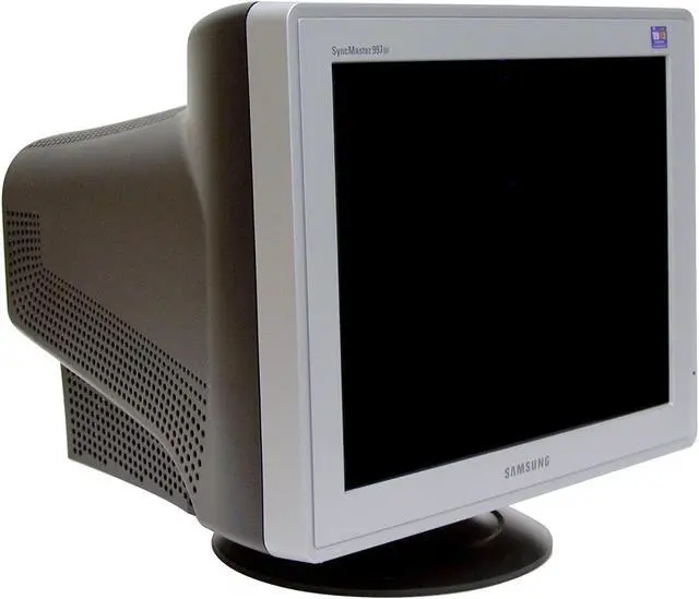 Alt view image 2 of 7 - SAMSUNG 997DF-T/T Silver-Black 19" CRT Monitor 0.20mm (horizontal) Dot Pitch D-Sub