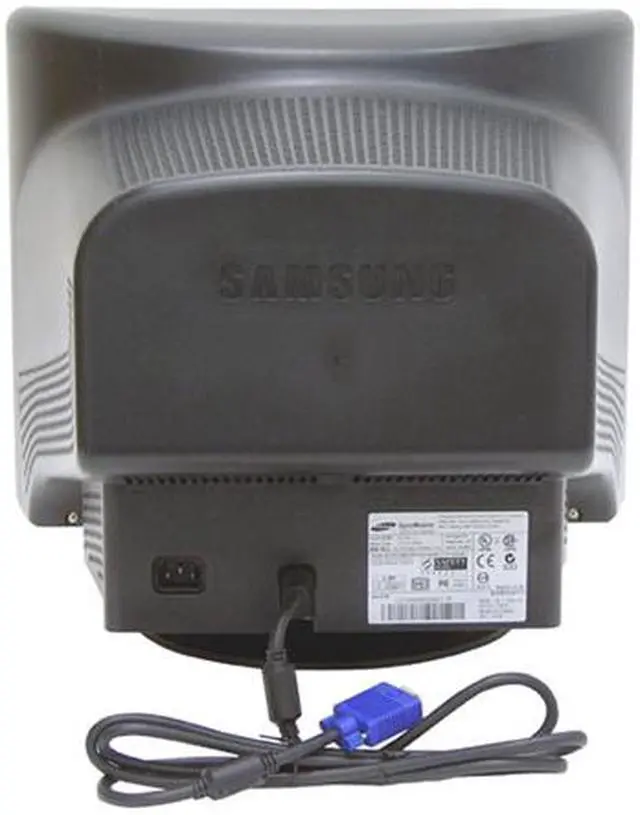 Alt view image 5 of 7 - SAMSUNG 997DF-T/T Silver-Black 19" CRT Monitor 0.20mm (horizontal) Dot Pitch D-Sub