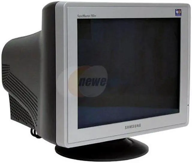 Alt view image 2 of 7 - SAMSUNG 793DF-T/T Silver-Black 17" DynaFlat CRT Monitor 0.20mm (H) Dot Pitch D-Sub