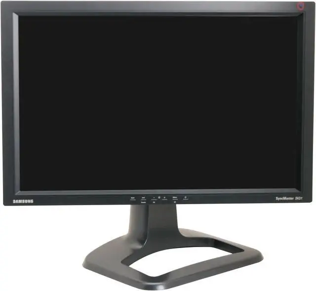 Alt view image 5 of 10 - SAMSUNG 243T-Black Black 24" 25ms DVI Widescreen LCD Monitor 300 cd/m2 500:1