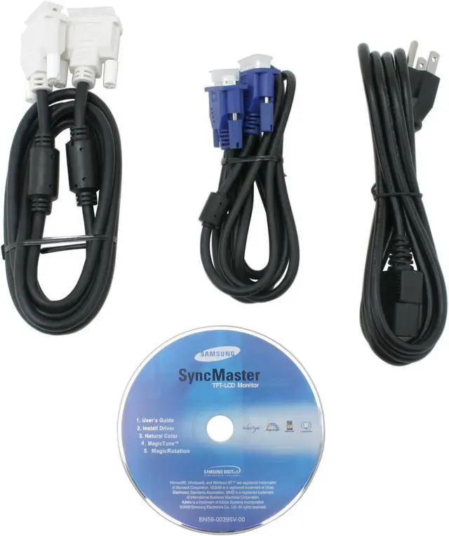 Alt view image 11 of 12 - SAMSUNG 21.3" a-si TFT/PVA LCD UXGA LCD Monitor 8ms (GTG) D-Sub, DVI-D, RCA, Mini-DIN 214T-SV