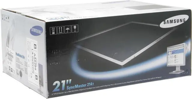 Alt view image 12 of 12 - SAMSUNG 21.3" a-si TFT/PVA LCD UXGA LCD Monitor 8ms (GTG) D-Sub, DVI-D, RCA, Mini-DIN 214T-SV