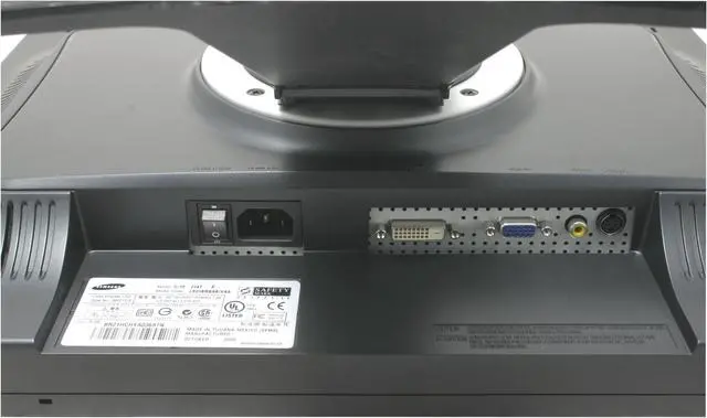 Alt view image 6 of 10 - SAMSUNG 21" a-si TFT/PVA LCD UXGA LCD Monitor 8 ms(GTG) D-Sub, DVI-D, S-Video, RCA, Component, Mini-DIN 214T-BK