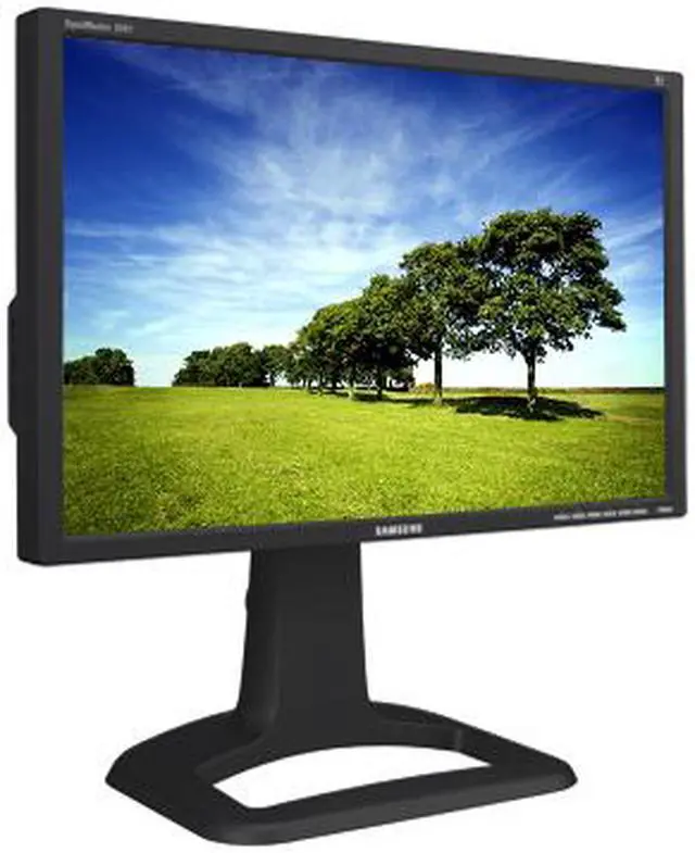 Alt view image 3 of 11 - SAMSUNG 24" WUXGA LCD Monitor with Height & Pivot Adjustments 6 ms D-Sub, DVI-D, S-Video, CVBS, Component 244t-BK
