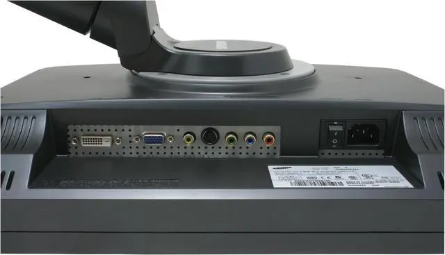 Alt view image 9 of 11 - SAMSUNG 24" WUXGA LCD Monitor with Height & Pivot Adjustments 6 ms D-Sub, DVI-D, S-Video, CVBS, Component 244t-BK