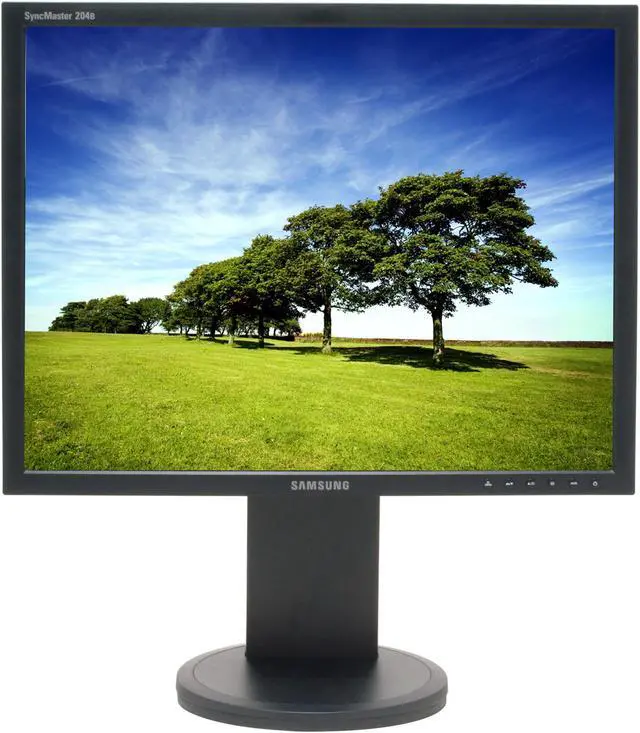 Alt view image 2 of 11 - SAMSUNG 20.1" a-si TFT/TN LCD UXGA LCD Monitor 5 ms D-Sub, DVI-D 204B-BK