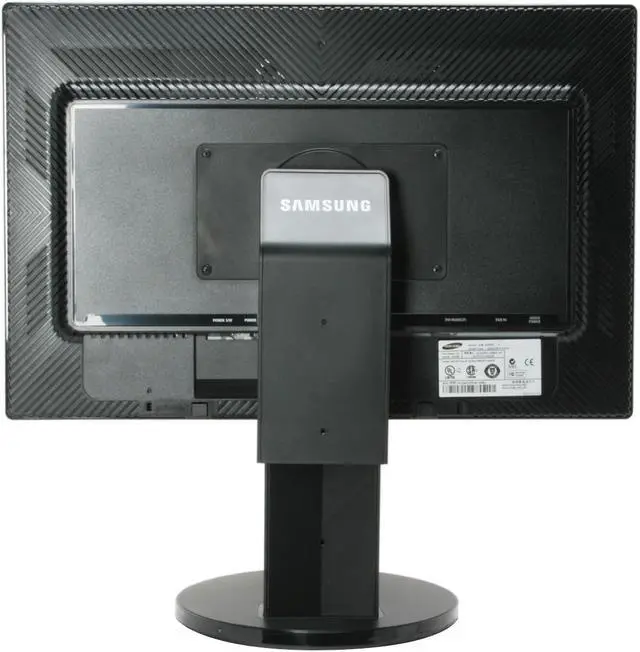 Alt view image 6 of 13 - SAMSUNG 24" a-si TFT/TN WUXGA LCD Monitor with Height Adjustment 5 ms D-Sub, DVI-D 245BW