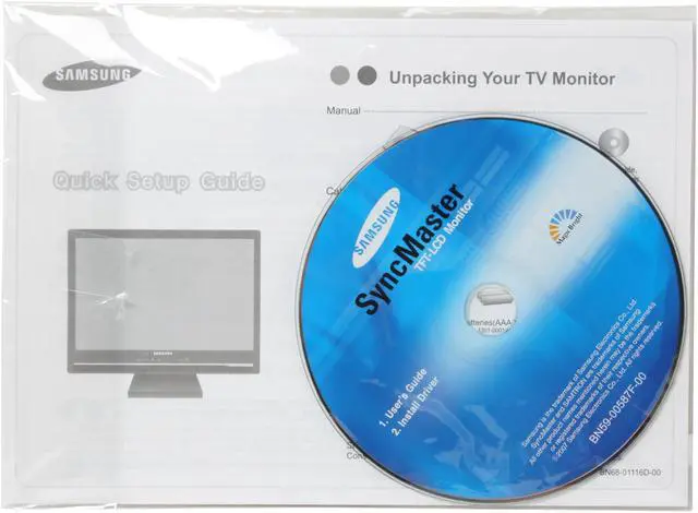 Alt view image 10 of 11 - SAMSUNG 22" a-si TFT/TN WSXGA+ LCD Monitor w/ Digital TV Tuner 5 ms D-Sub, DVI-D, CVBS 2280HD