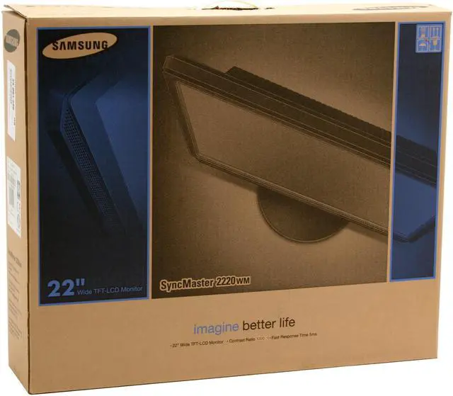 Alt view image 13 of 13 - SAMSUNG 22" WSXGA+ LCD Monitor 5 ms D-Sub, DVI-D 2220WM