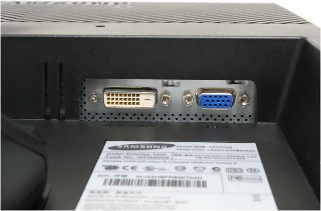 Alt view image 8 of 13 - SAMSUNG 22" WSXGA+ LCD Monitor 5 ms D-Sub, DVI-D 2220WM