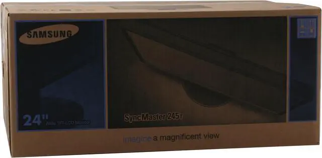 Alt view image 16 of 16 - SAMSUNG 24" S-PVA WUXGA LCD Monitor 6ms (GTG) D-Sub, DVI, HDMI, CVBS, S-video, Component 245T-BLACK