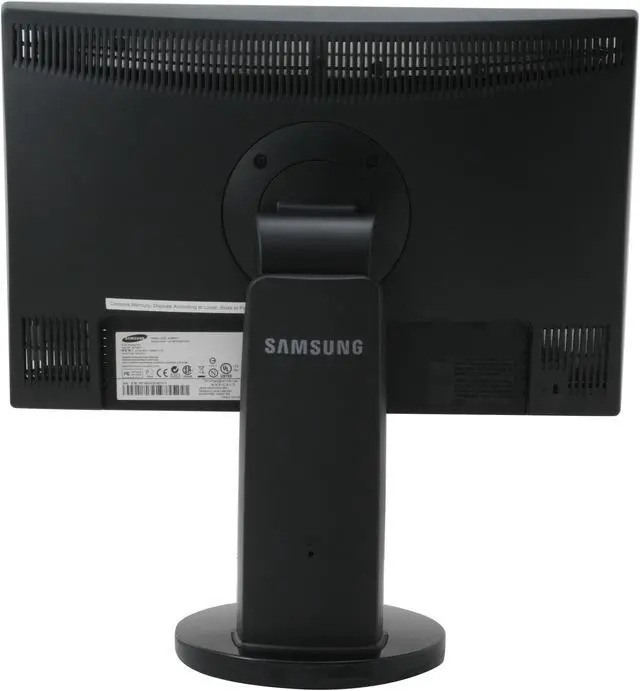 Alt view image 6 of 14 - SAMSUNG 943BWX High Gloss Piano Black 19" 5ms DVI Widescreen LCD Monitor with Height/Pivot Adjustments 300 cd/m2 DC 8000:1