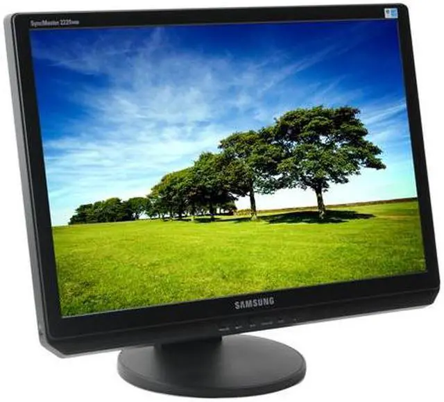 Alt view image 3 of 12 - SAMSUNG 2220WM-HAS Black 22" 5ms DVI Widescreen LCD Monitor with Height Adjustment 300 cd/m2 1000:1 Built in Speakers