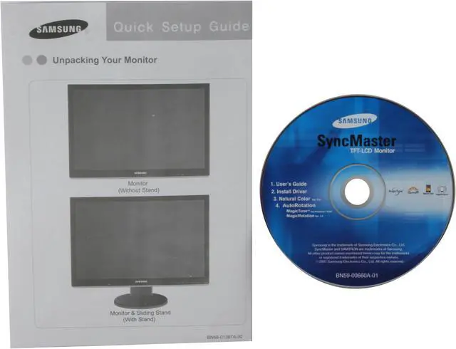 Alt view image 12 of 13 - SAMSUNG 2493HM Glossy Black 24" DVI HDMI Widescreen LCD Monitor with Height/Pivot Adjustments 400 cd/m2 DC 10000:1 Built in Speakers