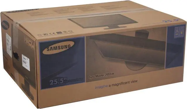 Alt view image 14 of 14 - SAMSUNG 2693HM Glossy Black 26" 5ms DVI HDMI Widescreen LCD Monitor with Height/Pivot Adjustments 400 cd/m2 DC 3000:1 Built in Speakers