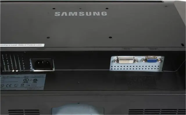 Alt view image 7 of 8 - SAMSUNG 21.6" a-si TFT/TN WSXGA+ LCD Monitor 5ms (2ms GTG) D-Sub, DVI 2253LW