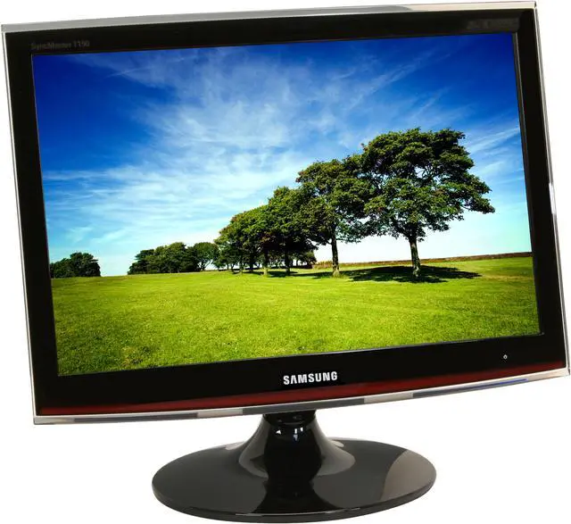 Alt view image 3 of 13 - SAMSUNG T190 Rose-Black 19" 2ms Touch of Color series Widescreen LCD Monitor 300 cd/m2 DC 20000:1