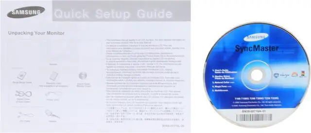 Alt view image 12 of 13 - SAMSUNG T190 Rose-Black 19" 2ms Touch of Color series Widescreen LCD Monitor 300 cd/m2 DC 20000:1