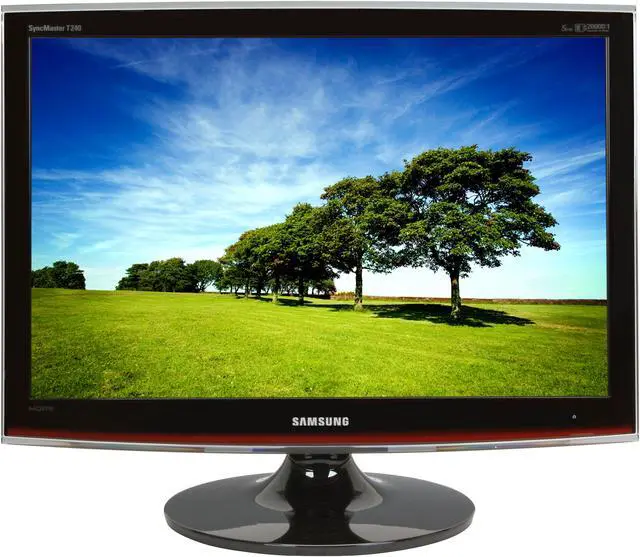 Alt view image 2 of 15 - SAMSUNG TOC T240 Rose Black 24" 5ms HDMI Widescreen LCD Monitor 300 cd/m2 DC 20000:1(1000:1)