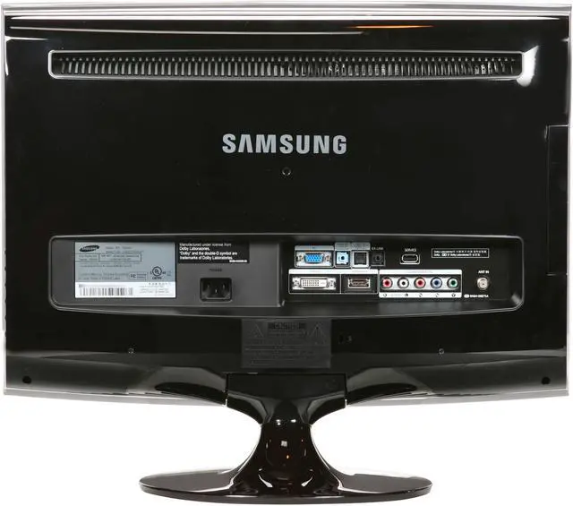 Alt view image 5 of 7 - SAMSUNG ToC T220HD Rose Black 22" 5ms HDMI Widescreen HDTV Monitor 300 cd/m2 DC 10000:1 Built in DTV Tuner & Dolby Digital Surround Speakers