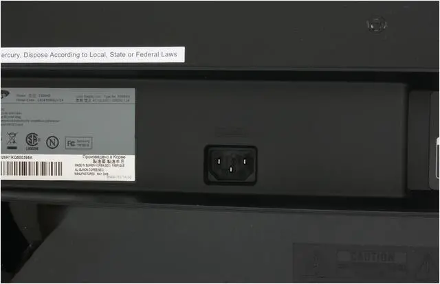 Alt view image 7 of 14 - SAMSUNG TOC T260HD Rose   Black 25.5" 5ms HDMI Widescreen  HDTV  Monitor 300 cd/m2 DC 10000:1(1000:1)  Build in TV Tuner & Dolby Digital Surround Sound