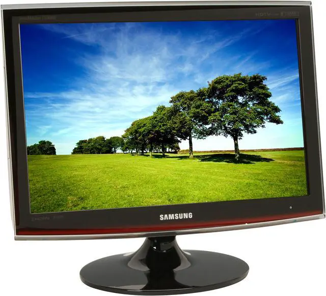 Alt view image 3 of 14 - SAMSUNG TOC T200HD Rose   Black 20" 5ms HDMI Widescreen  HDTV  Monitor 300 cd/m2 DC 10000:1   and TV  Tuner and Dolby Digital Surround Sound