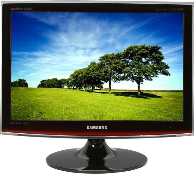Alt view image 2 of 14 - SAMSUNG TOC T200HD Rose   Black 20" 5ms HDMI Widescreen  HDTV  Monitor 300 cd/m2 DC 10000:1   and TV  Tuner and Dolby Digital Surround Sound