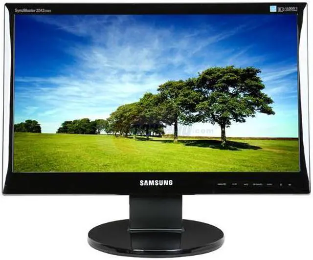 Alt view image 2 of 13 - SAMSUNG 2043SWX Glossy Black 20" 5ms LCD Monitor 250 cd/m2 DC 15000:1(1000:1) w/ HDCP Support