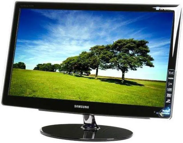 Alt view image 2 of 8 - SAMSUNG SYNCMASTER P2570 Glossy Black 24.6" HDMI Widescreen LCD Monitor 300 cd/m2 DC 70000:1(1000:1)
