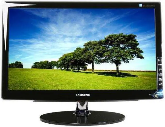 Alt view image 3 of 8 - SAMSUNG SYNCMASTER P2570 Glossy Black 24.6" HDMI Widescreen LCD Monitor 300 cd/m2 DC 70000:1(1000:1)